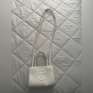 White  Small Telfar Shopping Bag